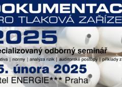 Odborný seminář Dokumentace pro tlaková zařízení 2025